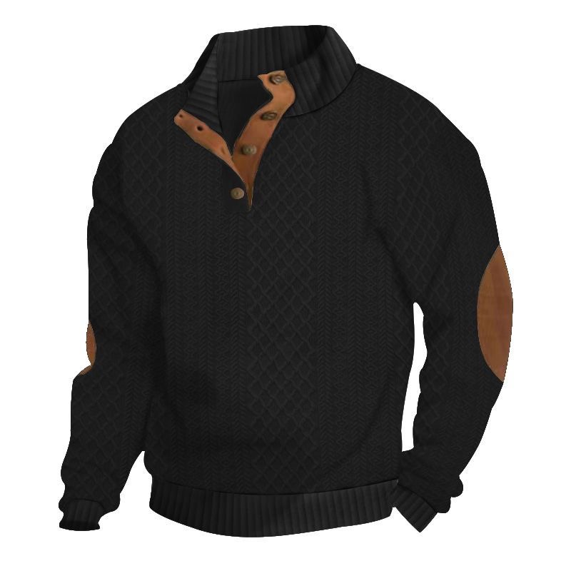 Men’s Classic Half-Button Knit Sweater