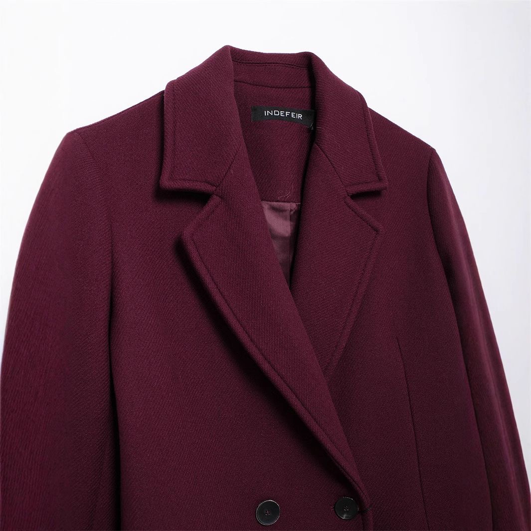 Cherry chic winter coat