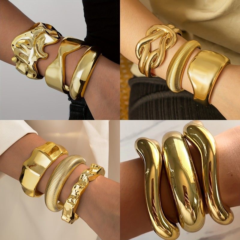 Chunky Gold bracelets