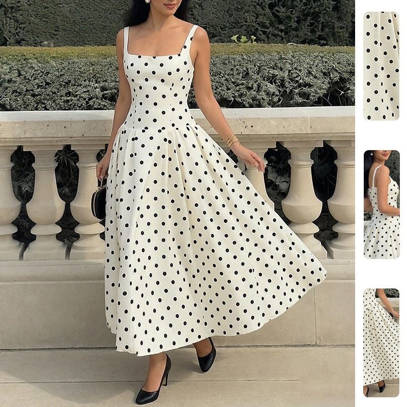 Polka dot summer dress