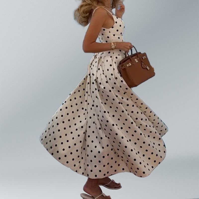 Polka dot summer dress