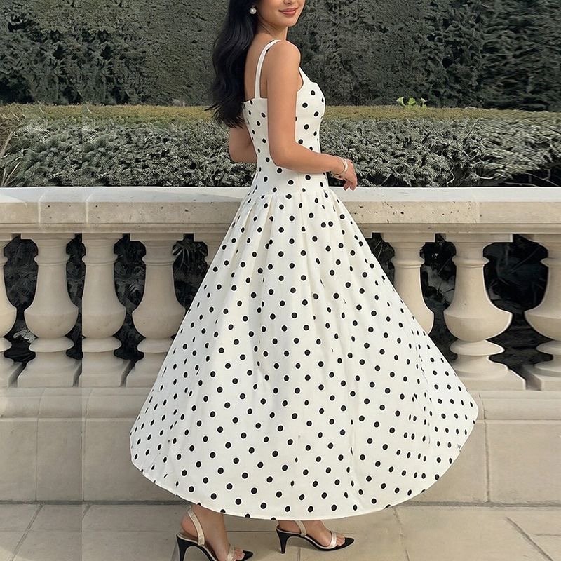 Polka dot summer dress