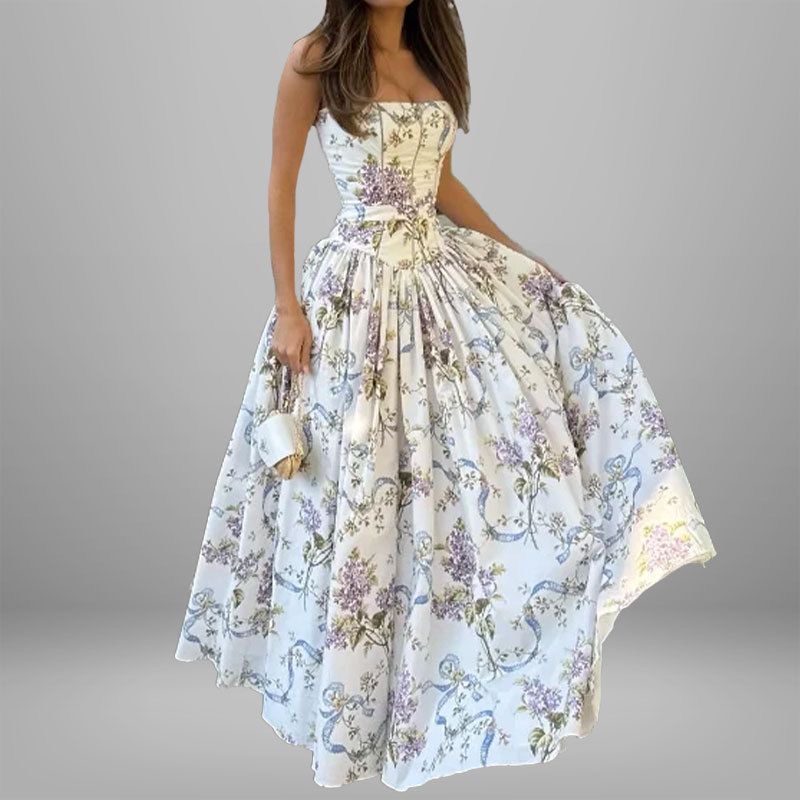Summer Garden Floral Dress