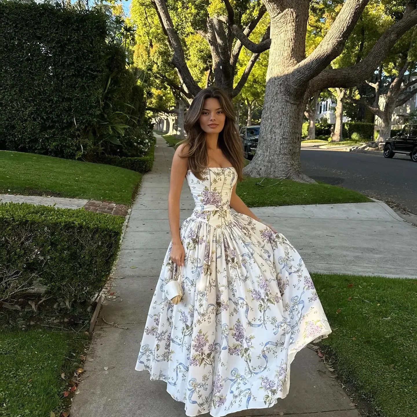Summer Garden Floral Dress