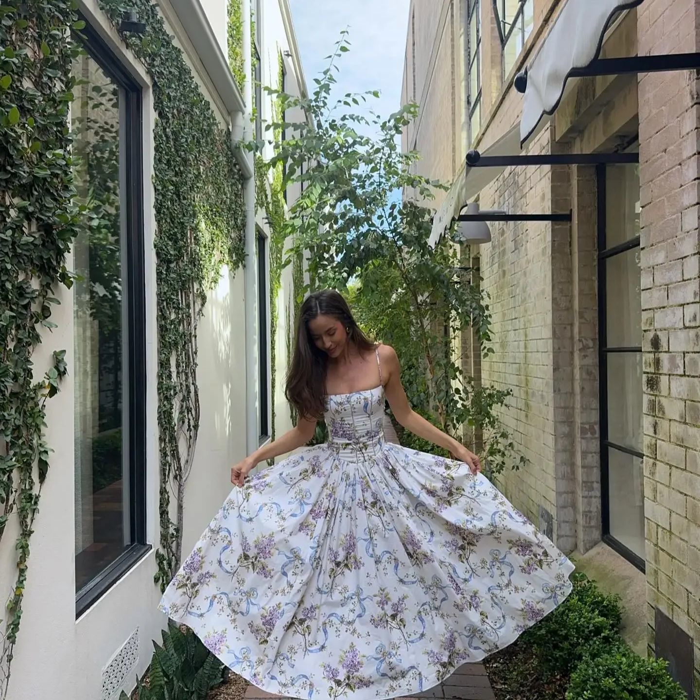 Summer Garden Floral Dress