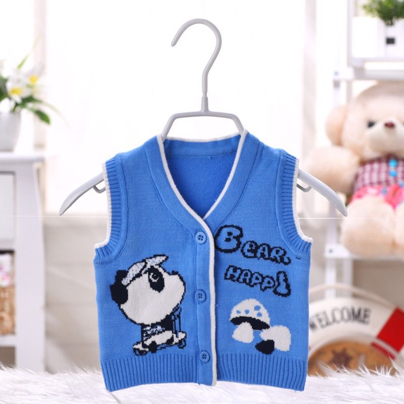 Baby Half Knit Cardigan Sweater