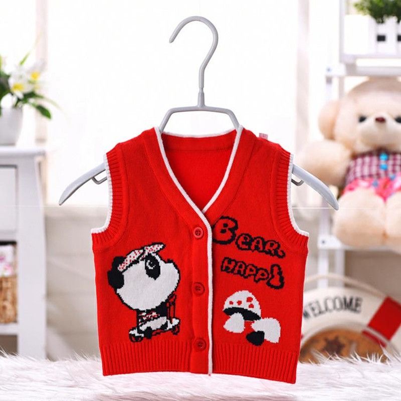 Baby Half Knit Cardigan Sweater