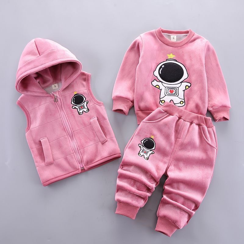 CozyBear Unisex 3-Piece Winter Tracksuit for Babies