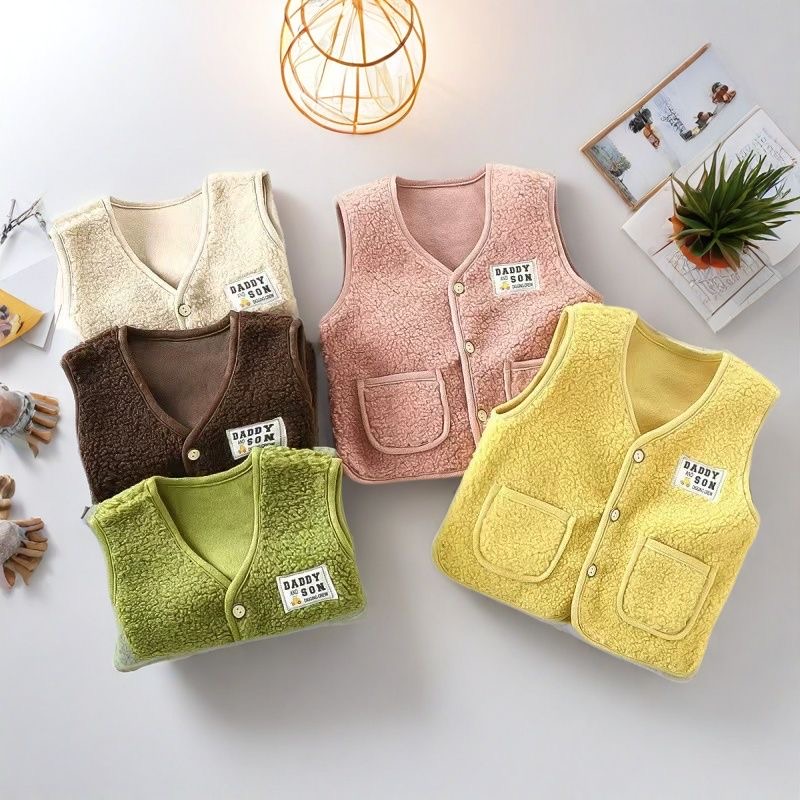 Kids Teddy Sherpa Vest 