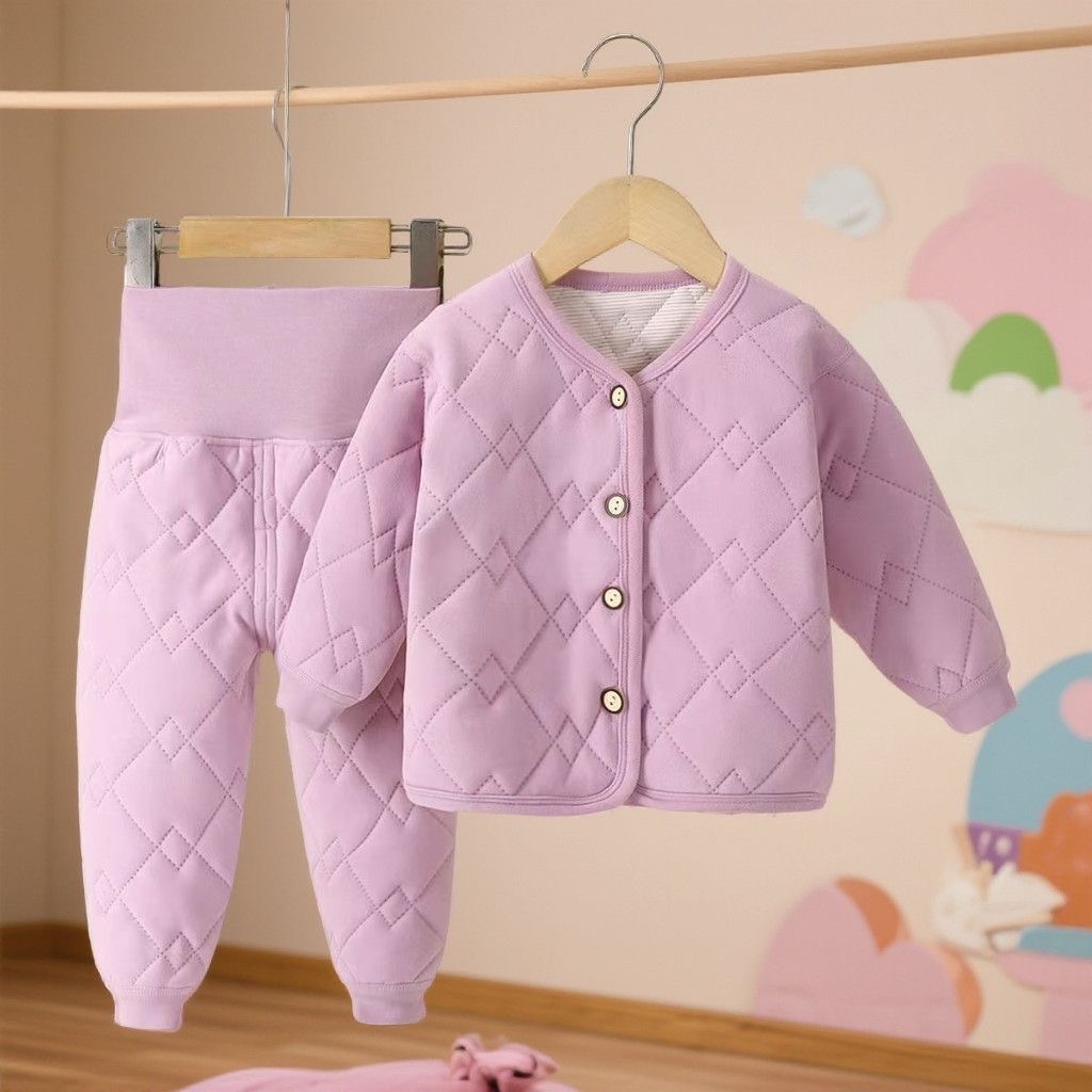2 piece baby quilted warmer