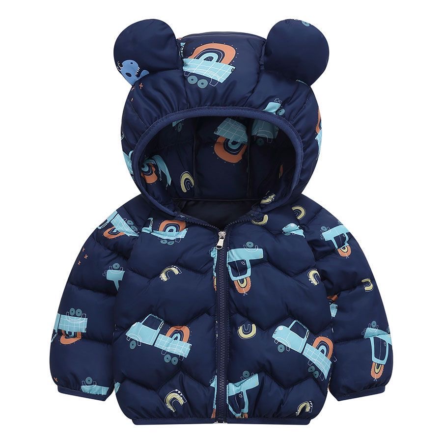 Colorful Baby Winter Puffer Jacket – Warm Hooded Outerwear