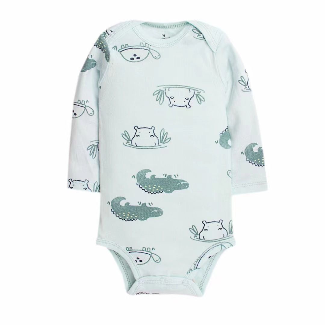 Long Sleeve Printed Bodysuit Set