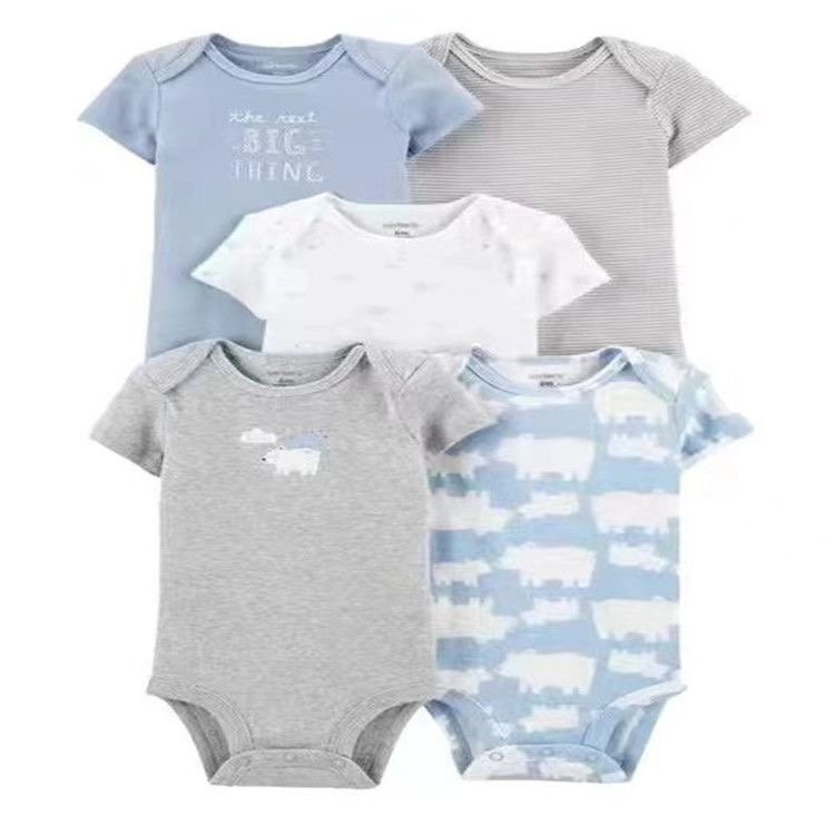 Short sleeve baby bodysuit