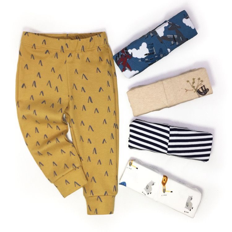 Baby cotton colored pants 