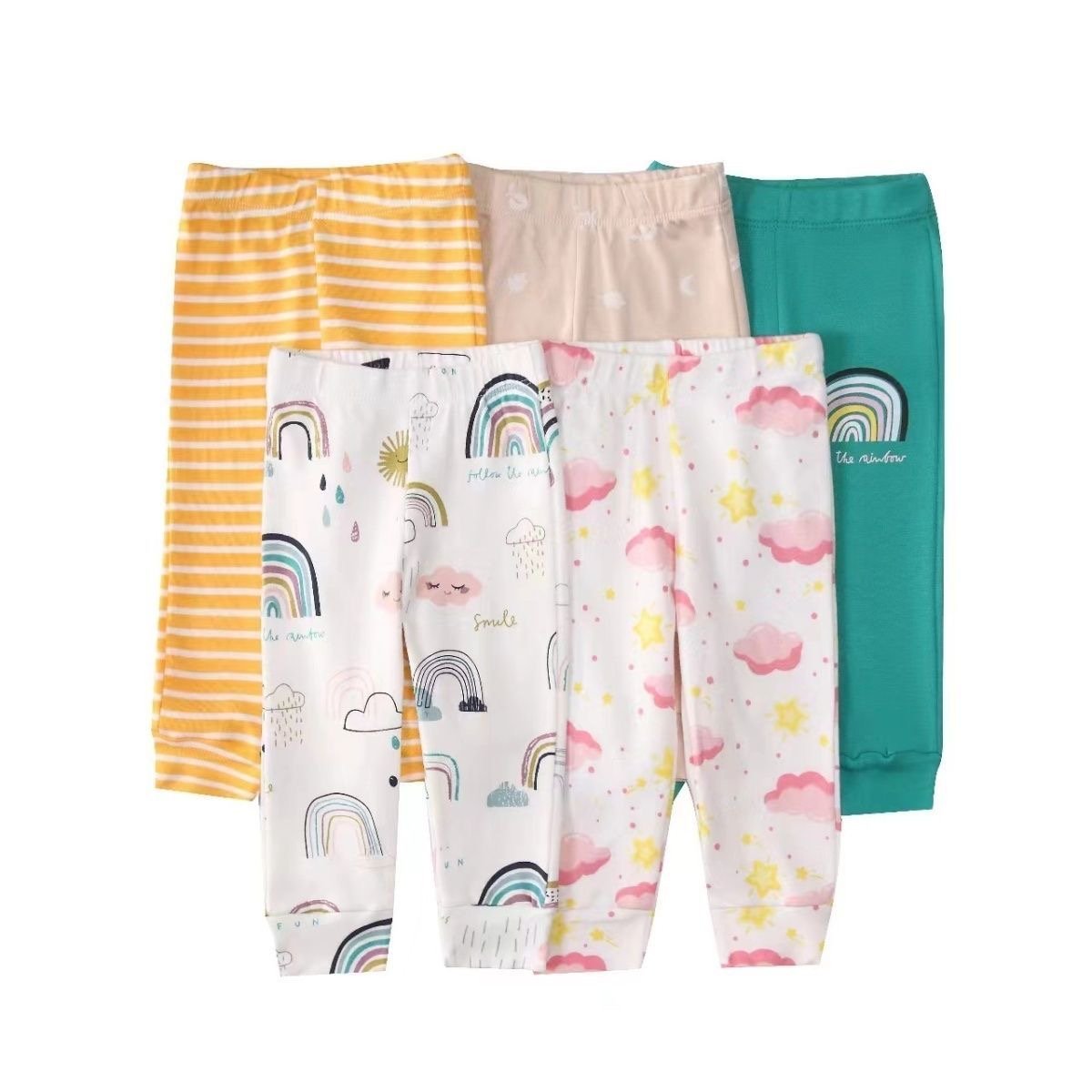 Baby cotton colored pants