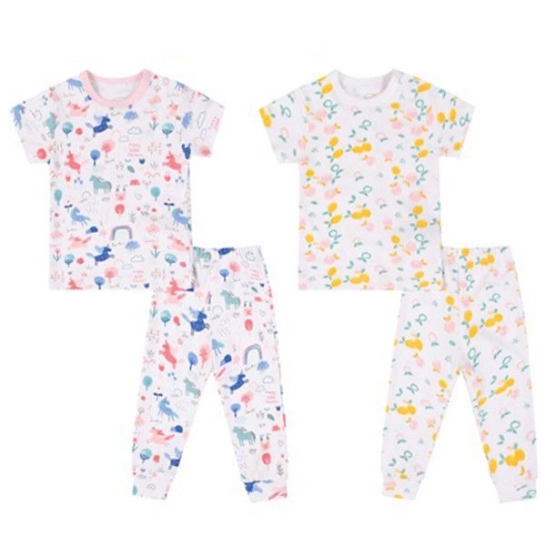 Baby Cotton 2-Piece Top and Bottom Set