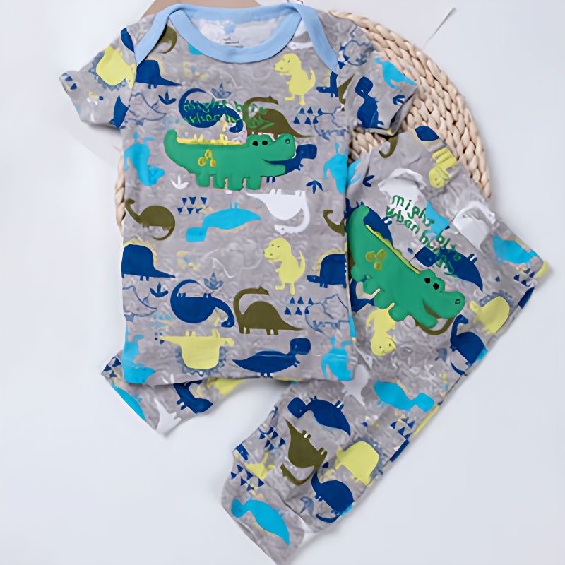 Baby Cotton 2-Piece Top and Bottom Set