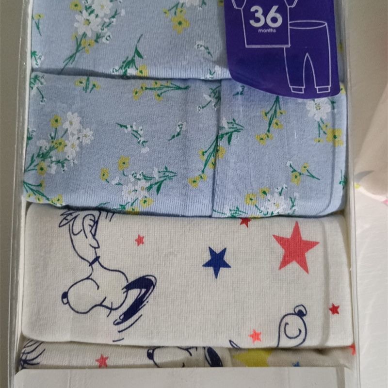 Baby Cotton 2-Piece Top and Bottom Set