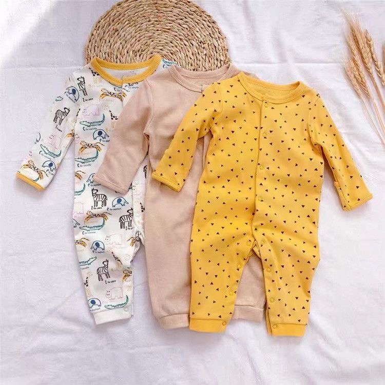 3-Pack Baby Cotton Onesies Set