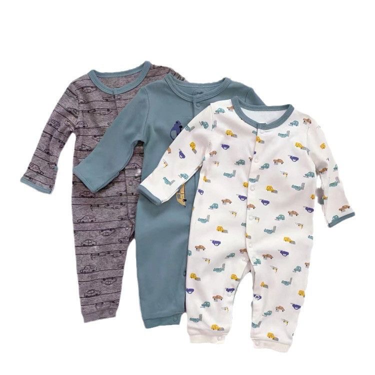 3-Pack Baby Cotton Onesies Set