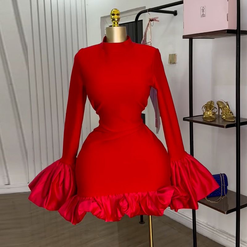 Red Mini Chic Dress
