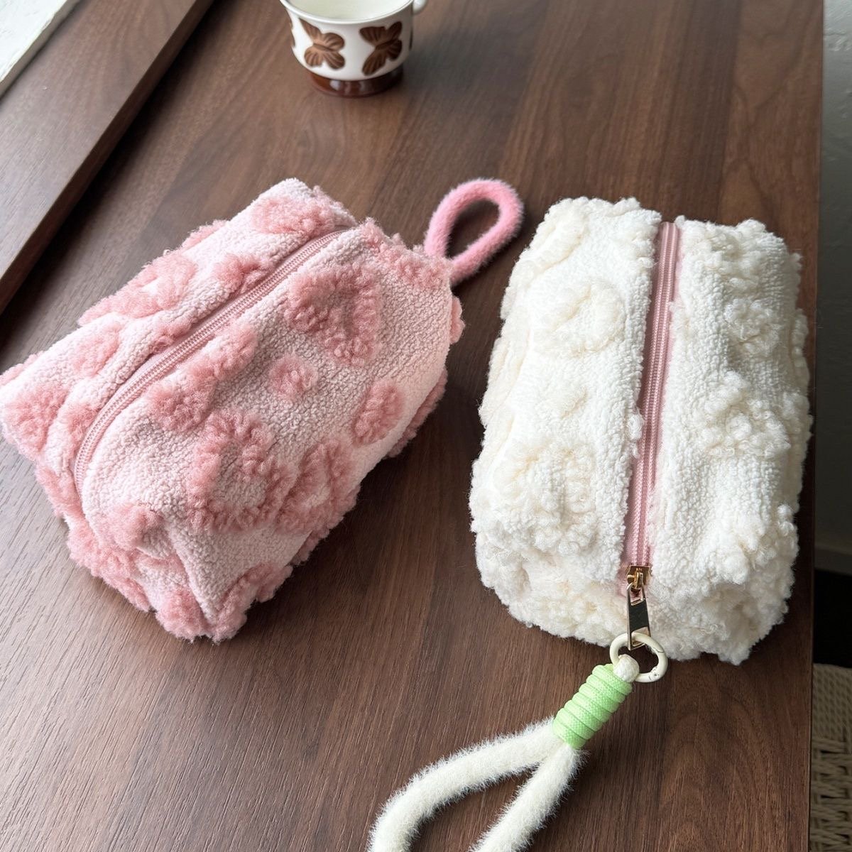 Cute Fur Makeup Bag
