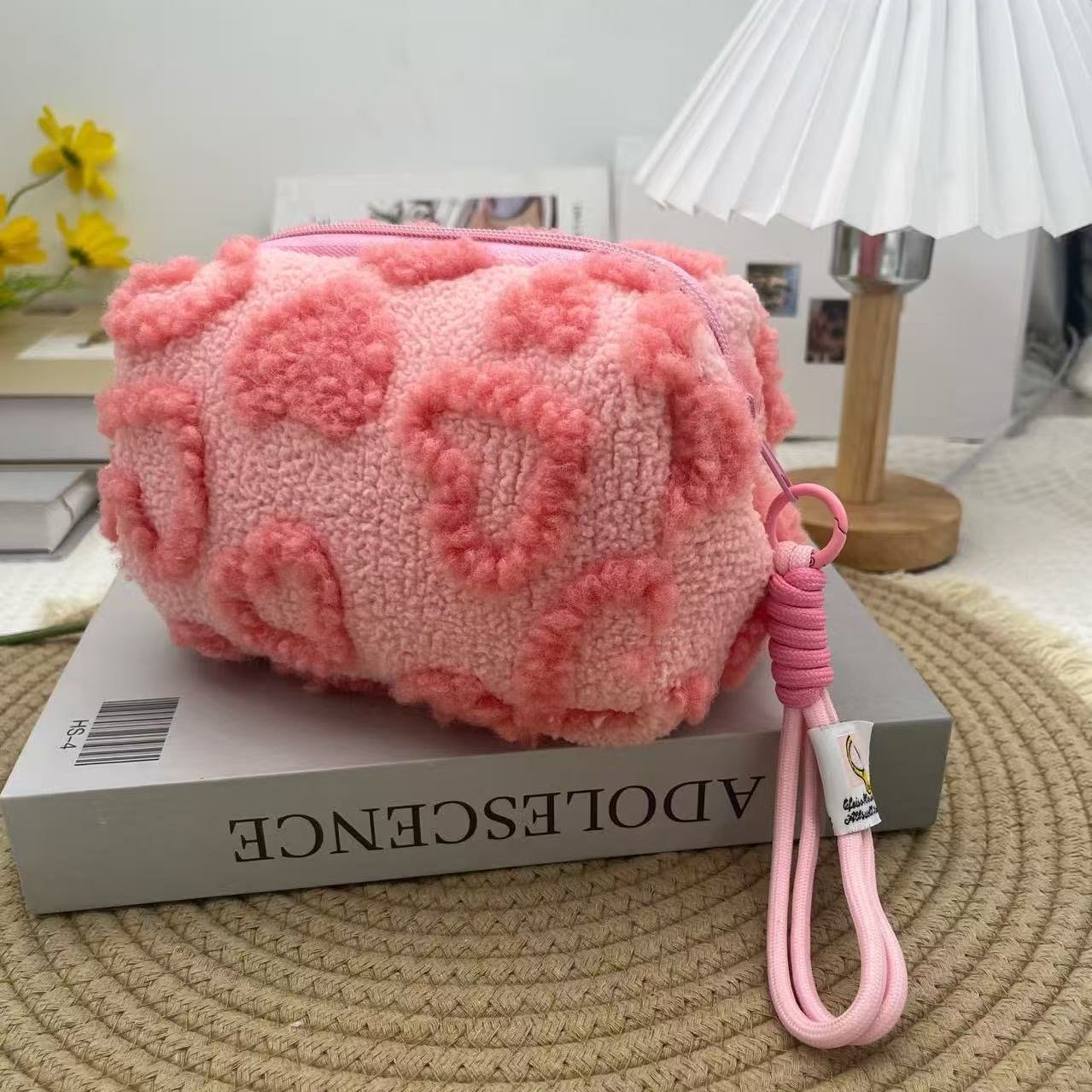 Cute Fur Makeup Bag