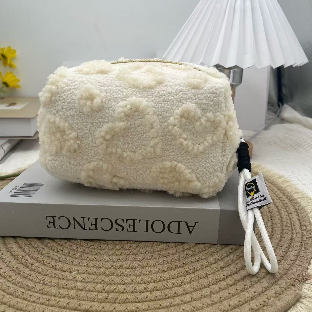 Cute Fur Makeup Bag