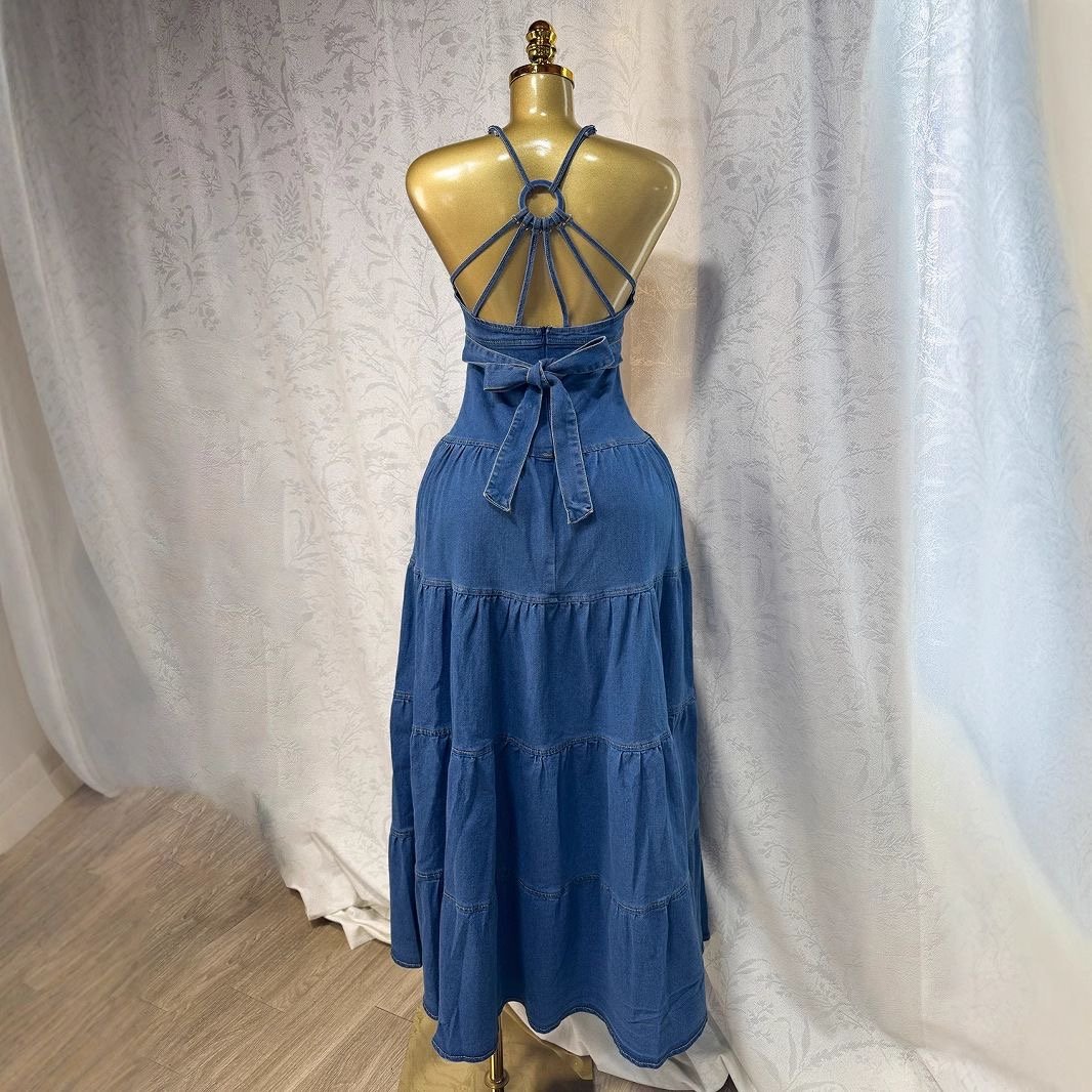 Denim Maxi Dress