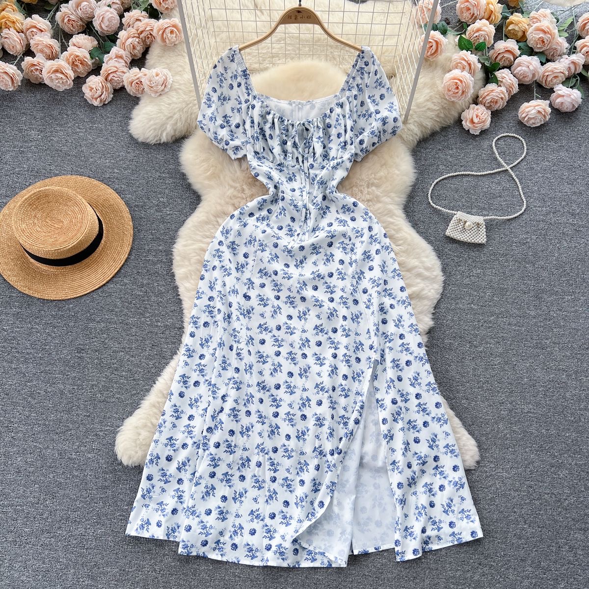 Slit Summer Dress