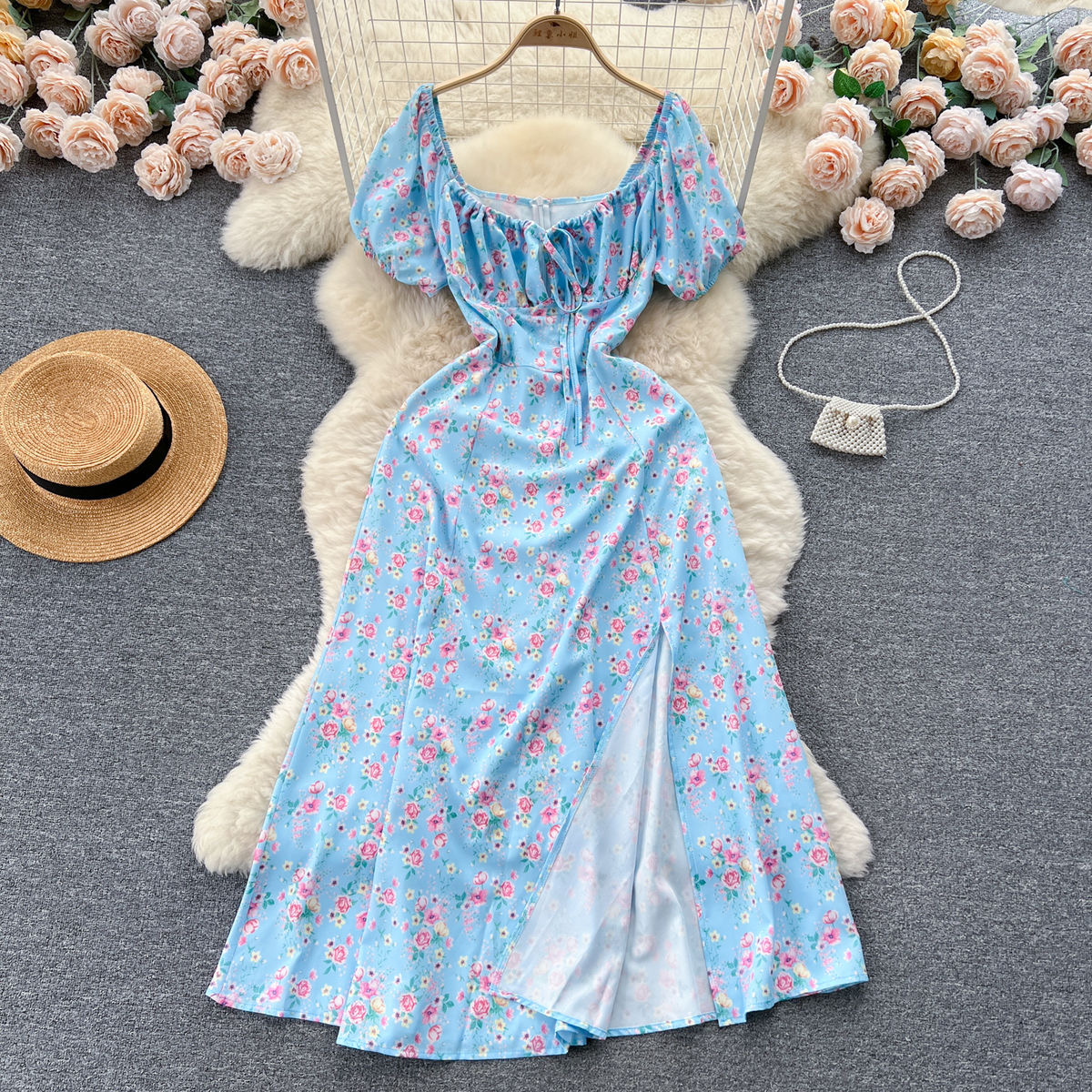 Slit Summer Dress