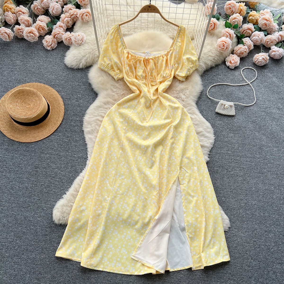 Slit Summer Dress