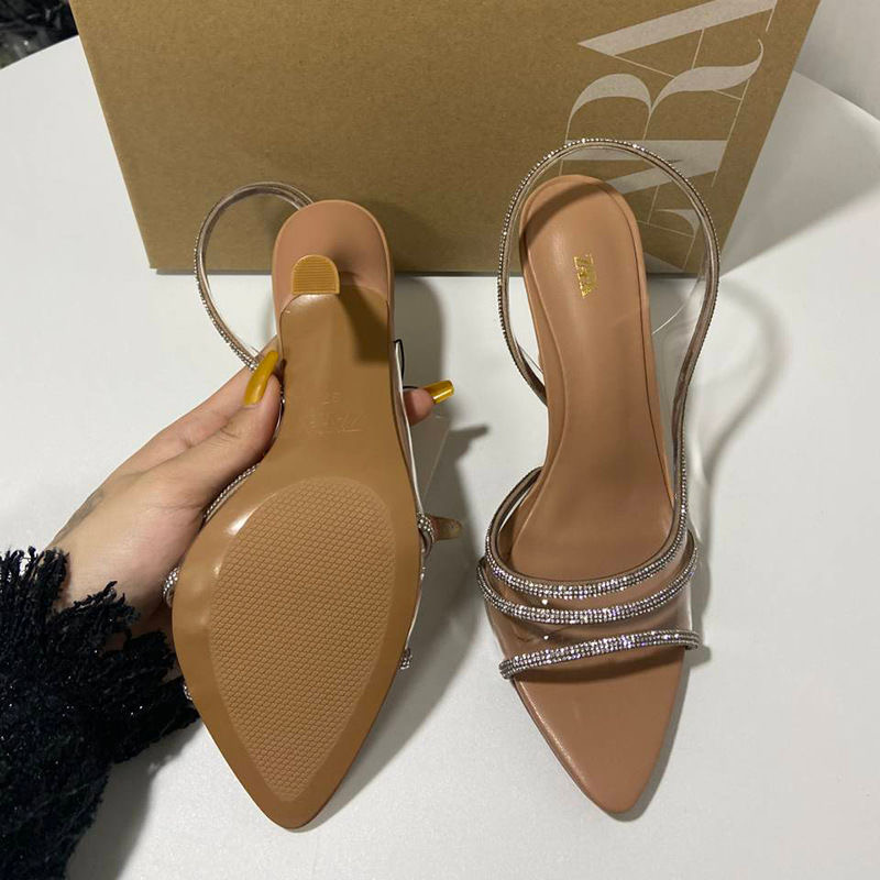Scrappy golden heels