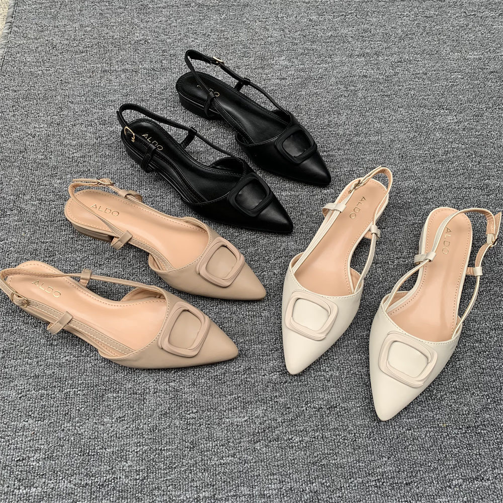 Open toe pumps