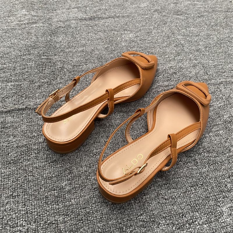 Open toe pumps