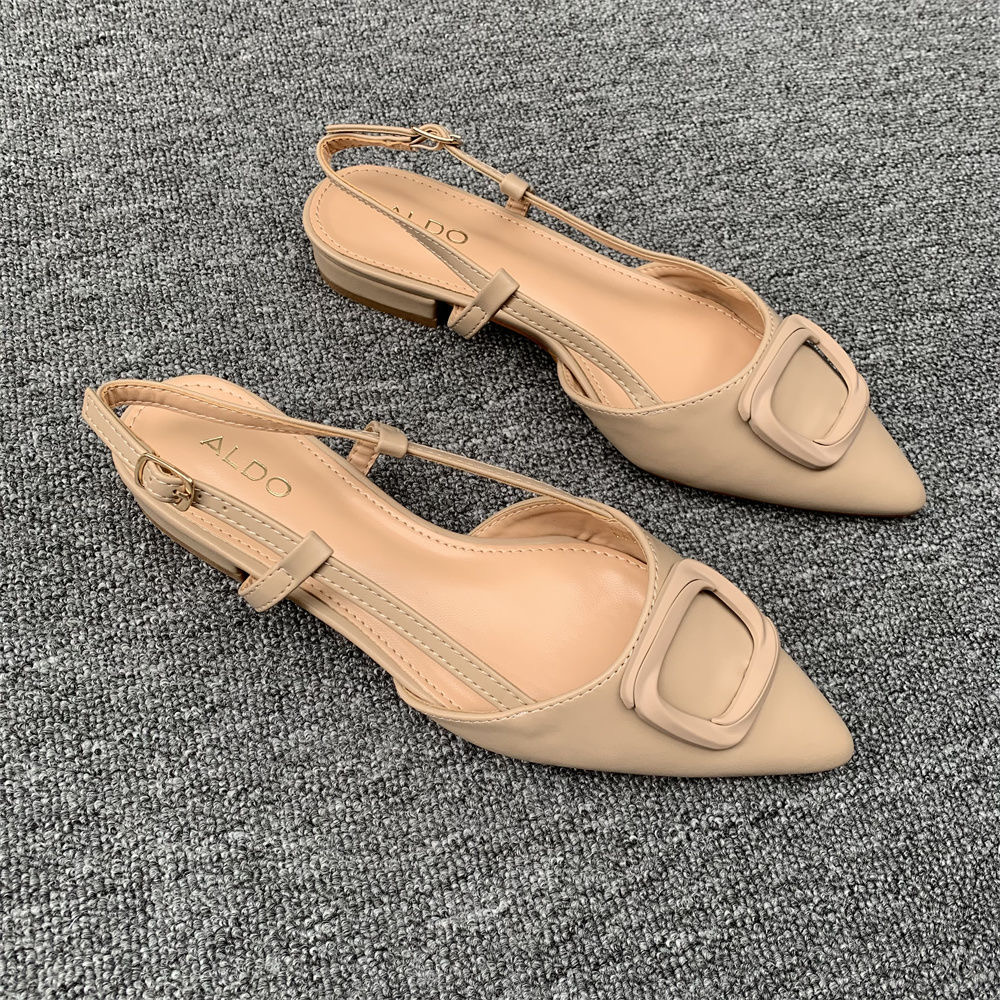 Open toe pumps