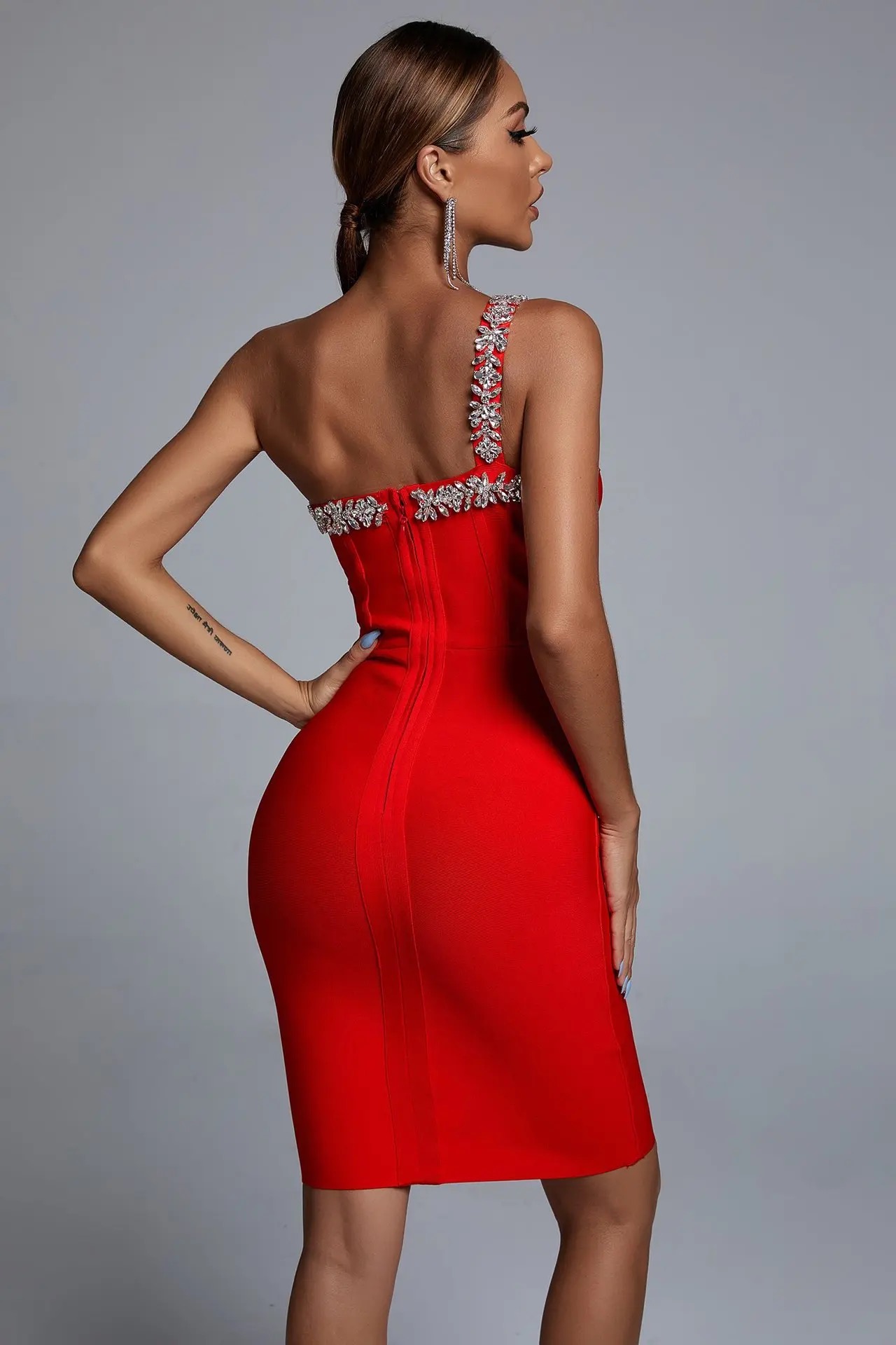 Sexy diamond hallow dress