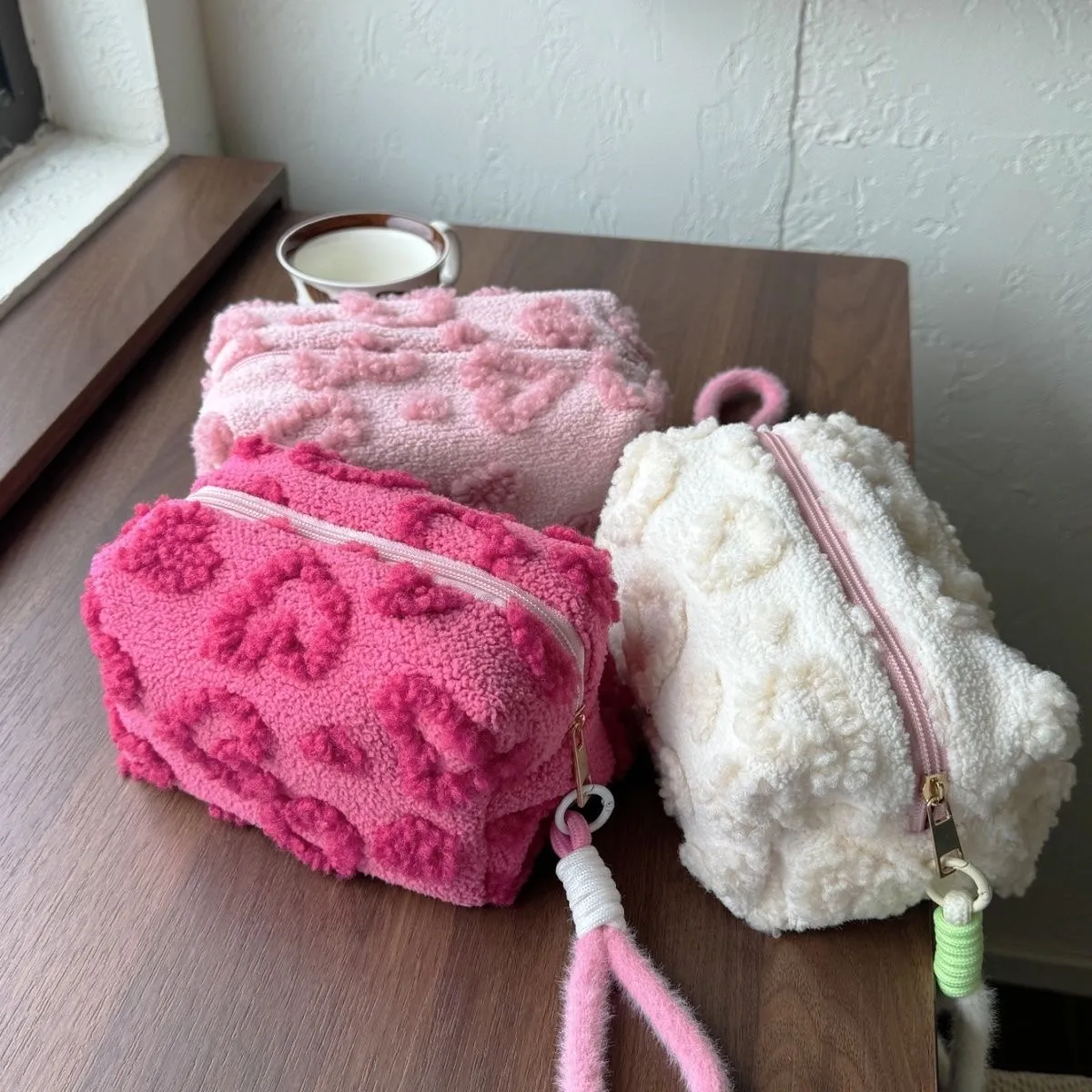 Cute Fur Makeup Bag