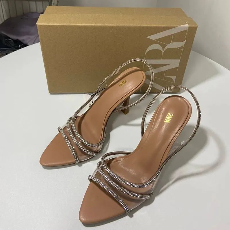 Scrappy golden heels
